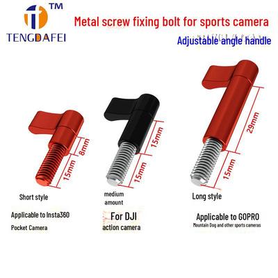Vis de poignée à angle réglable pour caméras de sport DJI GoPro11/10 Insta360 X3/2