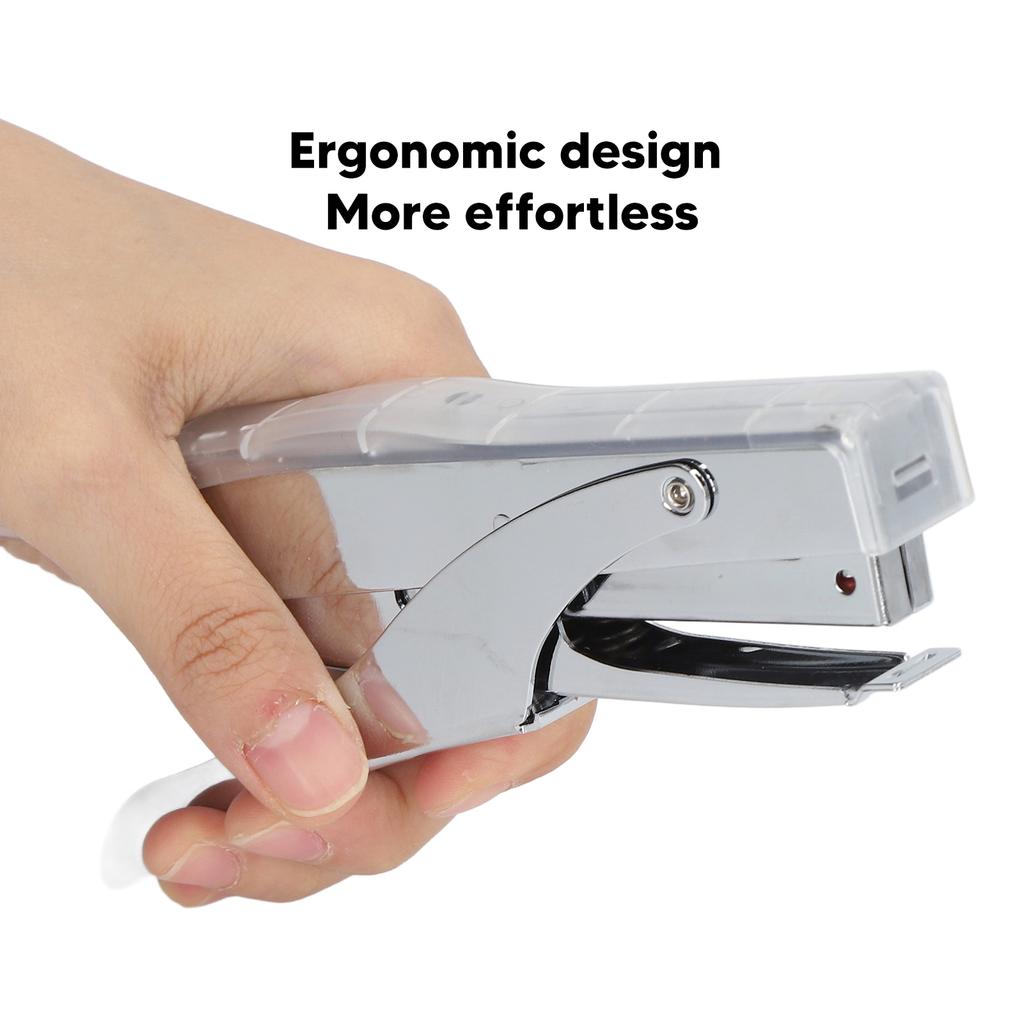 Hand Held Stapler 10 Sheets Capacity Ergonomic Labor Saving   Stapler for Binding Documents