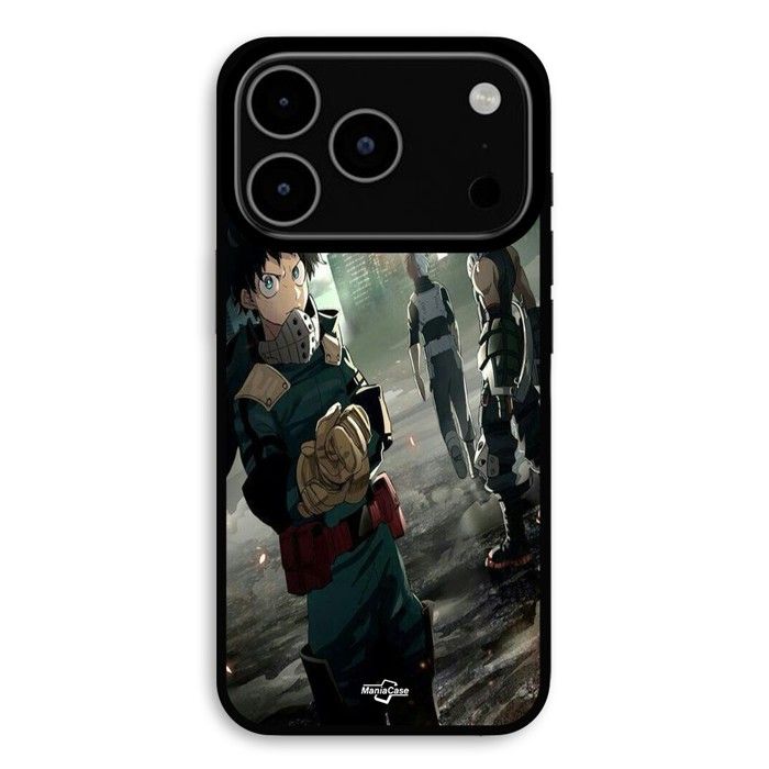 Hülle Für iPhone 18 Pro Max izuku Midoriya shoto Todoroki Bakugo Katsuki Krieg one for all Maniacase schwarz