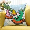 Cartoon JJoguman SStudio Various Sizes Square Pillow Case For Car Home Bedchamber Decor