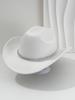 New trendy cool top hat fedora hat accessories personalized fish bone three-dimensional rivets rhinestone belt party hat