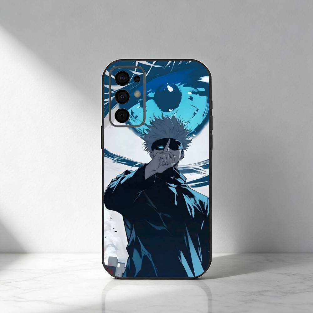 

Anime JJK S-G-GoJo Printed Phone Case For Samsung S25,S24,S21,S22,S23,S20,Ultra,S26,Plus,Fe,Note,5G Black Cover Samsung S23plus5G
