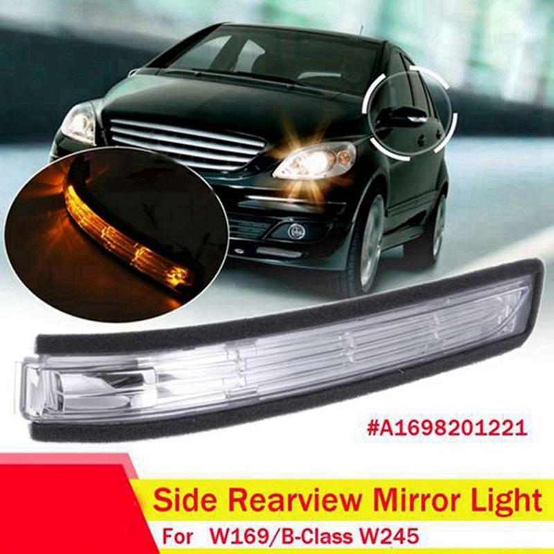 Side Rearview Mirror Light For Mercedes Benz A B-Class W169 W245 07-11 LED Turn Signal Indicator Light