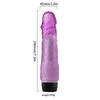 Waterproof Realistic Dildo Vibrator Soft Jelly Powerful G-spot Masturbation Adults Toys for Women Men