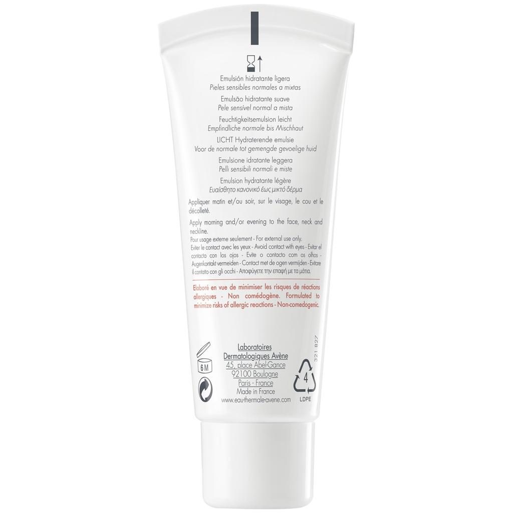 Avene Hydrance Legere Hydrating Emulsion for Normal and Combination Skin, 40 Ml, Moisturizing, Soothing, Sensitive Skin Care