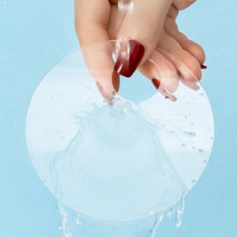 Transparente Palette für Grünkohl-Make-up, Acryl, rund, Durchmesser 10 cm, 1 Stück, transparent rund