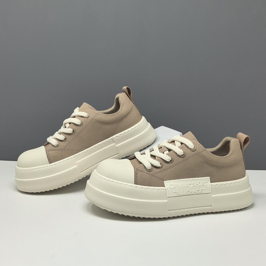 Scarpe zeppa traspiranti suola spessa grezze primavera nuove scarpe da skate scarpe alla moda scarpe casual