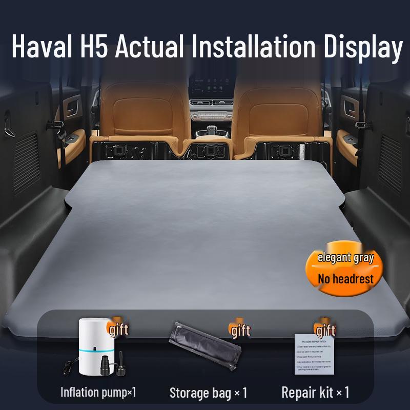 Haval H5 Car Mattress: Inflatable Rear Seat Sleeping Pad for Trunk.
