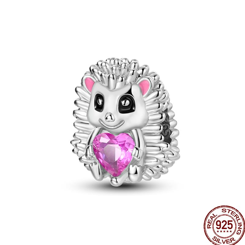 Copper Pet Animal Series Puppy And Kitten Cute Pet Lovely Charm Beads Suitable For 3Mm Original Bracelet Diy