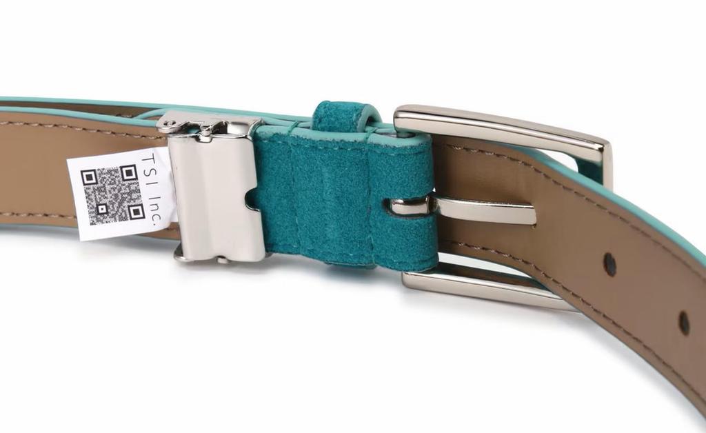 Ping Apparel Women's Ultra Suede Belt with 3D Embroidery, Golf, 622-4282890, Blue, FR