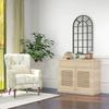 110 X 65 Cm Arched Decorative Wall Mirror for Bedroom Living Room, Modern Window Bathroom Mirror for Home Decor
