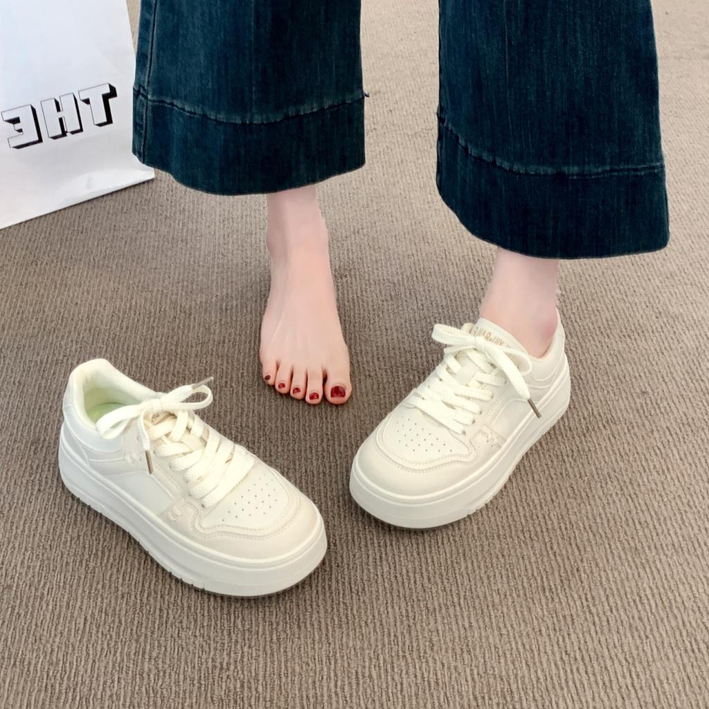 Shoes Women's Spring 2025 New Versatile Explosive Little White Shoes Couple Student Board Shoes
