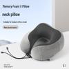 Camel Hump Magnetic Memory Foam Neck Support Pillow - U-Shaped, Portable Travel Pillow for Cervical Protection