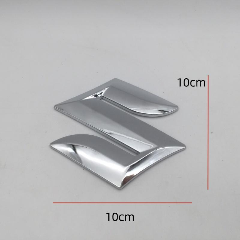 1 Stück 3D ABS für Suzuki Auto Emblem Motorhaube vorne Heckklappe Kofferraum-Plakette Lenkrad-Aufkleber Decal Styling Zubehör