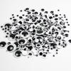 DIY 3D Animal Eyes with Adhesive Black & White Stickers for Crafting