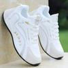 Men's Fashionable Leather & Mesh Sports Casual Shoes - Versatile & Stylish Student Footwear