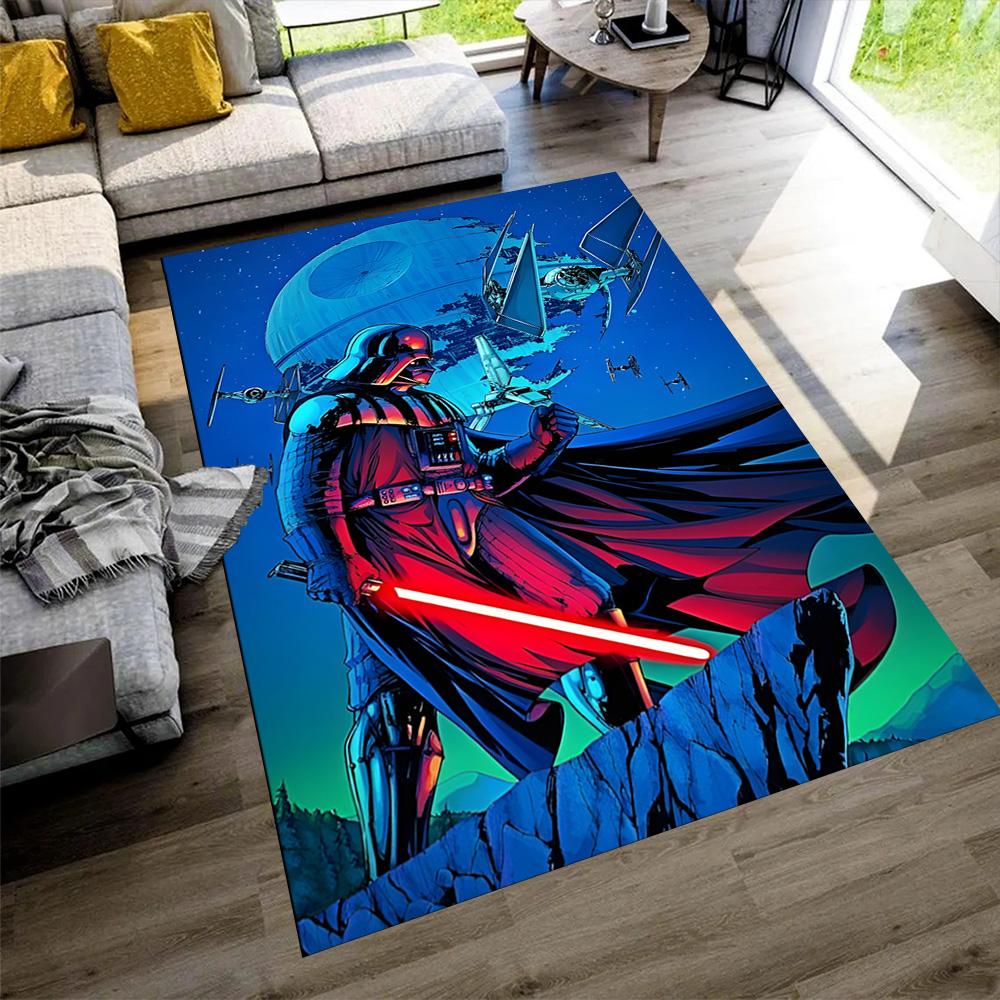 Star Wars Floor Mat Suitable for Game Room Kitchen Entryway Outdoor Antislip Carpet Office Home Decor Gift for Festivals