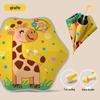 Children's Safe Round-Corner Cartoon Umbrella for Primary School and Kindergarten