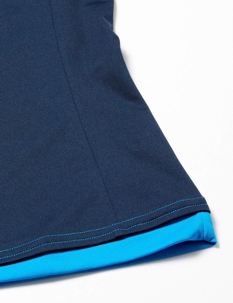 Mizuno Volleyball Practice Short Game Size Dress Navy x Diva XL Women's Shirt, Sleeve, Moisture-Wicking, Quick-Drying, Deodorizing, Wear, V2MA8283,