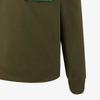 Puma Logo Print Pocket Crew Neck Pullover Sweatshirt Men Tops Military-Green 539699-23
