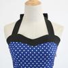 Vintage Dress Women Summer Sexy Polka Dot Print Halter Party Dresses Vestidos Robe Pin Up Rockabilly Y2K Dress