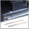 For Land Rover Defender 2004-2018 inner sill bar pressing guard plate Auto welcome pedal Auto parts Stainless steel Black 2pcs  ea3