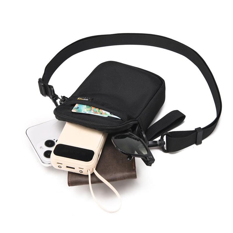Men's Camouflage Print Mobile Phone Bag Shoulder Bag Small Square Bag