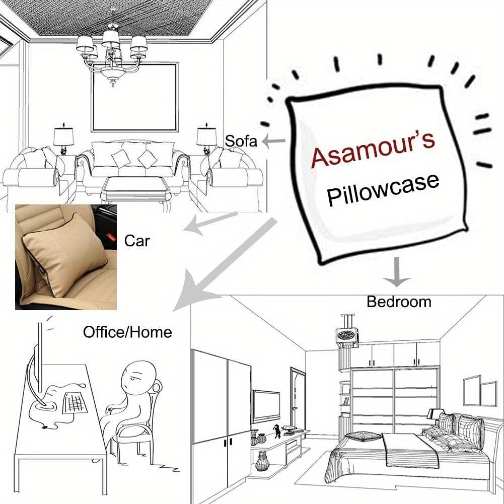 Home Decor Inspiring Family and Cabin Rule Pillow Covers Pattern Cushion Cover Suitable for Sofa Bedroom Car Pillow Cover