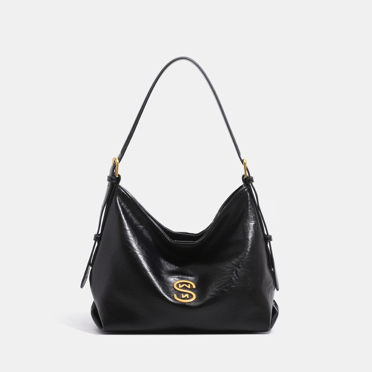 Small-scale Design Tote Bag - Large Capacity Commuter Shoulder Bag for Women, Stylish Single-shoulder Crossbody Bag small чёрный