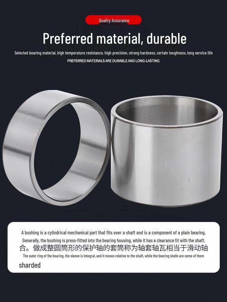Steel Shaft Sleeve: Inner Diameter 30, Outer Spacer 48/50, Wear-Resistant for Removal and Guide Applications (Inner 35/37/38).