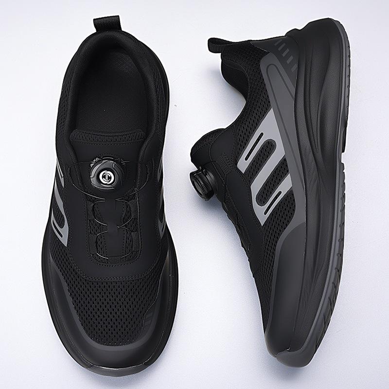 2026 Summer New Men's Mesh Fly-woven Breathable Sports and Leisure Shoes Men's Free Lace-up Rotary Buckle Shoes 8850