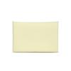 Hermes Calvi Palladium Plated Snap Epsom Leather Wallet Card Holder Women Wallet Milton-Yellow H044164CKI8