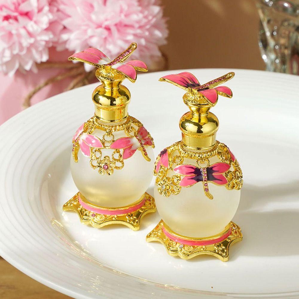 Luxury Essential Oil Dropper Bottle 15ML/25ML Empty Perfume Bottle Perfume Dispenser  Handicraft