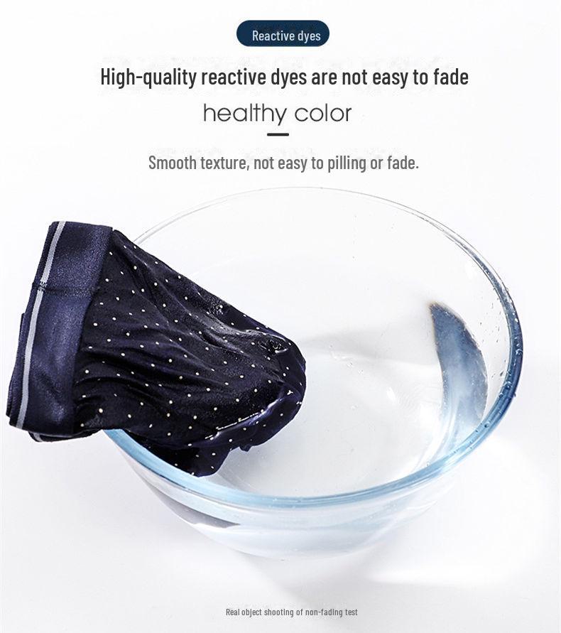 Langsha Men's Cotton Boxer Briefs - 4 Pack Mid-Rise Shorts