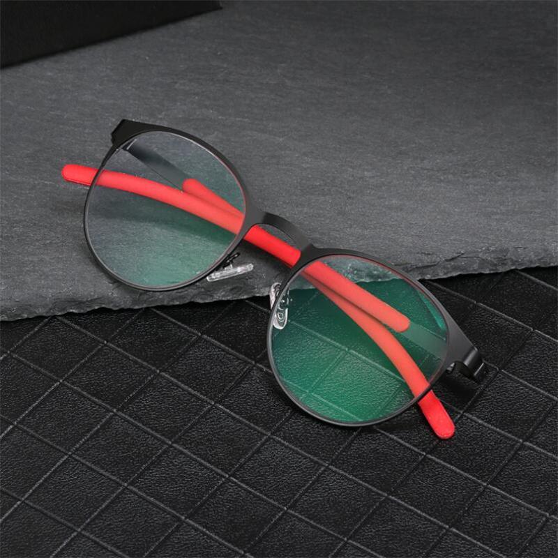Retro Design Outdoor Sun Discoloration Reading Glasses Women Men Metal Sport Round Farsighted Eyeglasses 0 +25 +50 +75 To +600