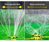 360° Rotating Sprinkler Head: Nursery & Garden Irrigation Three-Prong PVC Water Pipe Set