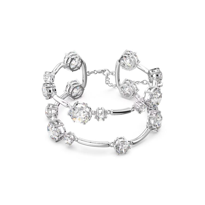 Swarovski Constella round cut white bracelet for women 5638697 белый
