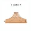 Wooden Train Track Components Beech Train Track Set Kids Train Toys Railway Accessories Fitting Brand Train Toys For Kids