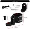 Aluminum Flag Mount Easy Installation UTV Whip Light Mount for Light Bar Adjustable Mounting Bracket 360 Degree Rotation