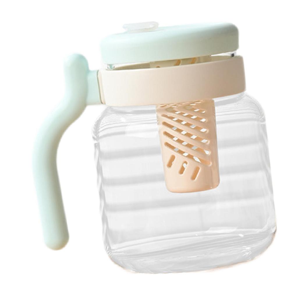 Glass Tea Infuser Mug with Strainer 950ml Water Bottle for Exercise Picnics