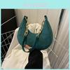 Korean Style Street Trend Handheld Purse Made Of Wool Fabric For Women