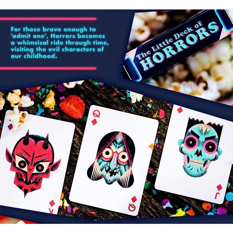 Ellusionist Küçük Korku Destesi Oyun Kartları Bisiklet Poker Kart Oyunları Sihirbazlık Hileleri