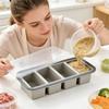 Silicone Freezer Molds With Lids Easy Release Food Storage Container For Soup Sauce, BPAfree Portion Control Tray For Meal Prep