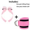 Correas de Levantamiento de Peso Gym Hard Pull Acolchadas Soporte de Muñeca Cinturón Deadlift Tobilleras Entrenamiento Crossfit Fitness para Hombres y Mujeres