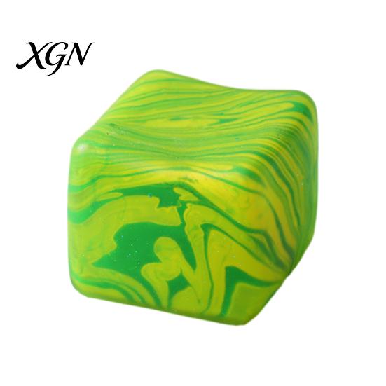 Cube Pinch Toy Flow Pattern Squeeze Anxiety Relief Stress Ball Sensory Elastic Decompression Stretchy Party Favors Slow Rebound