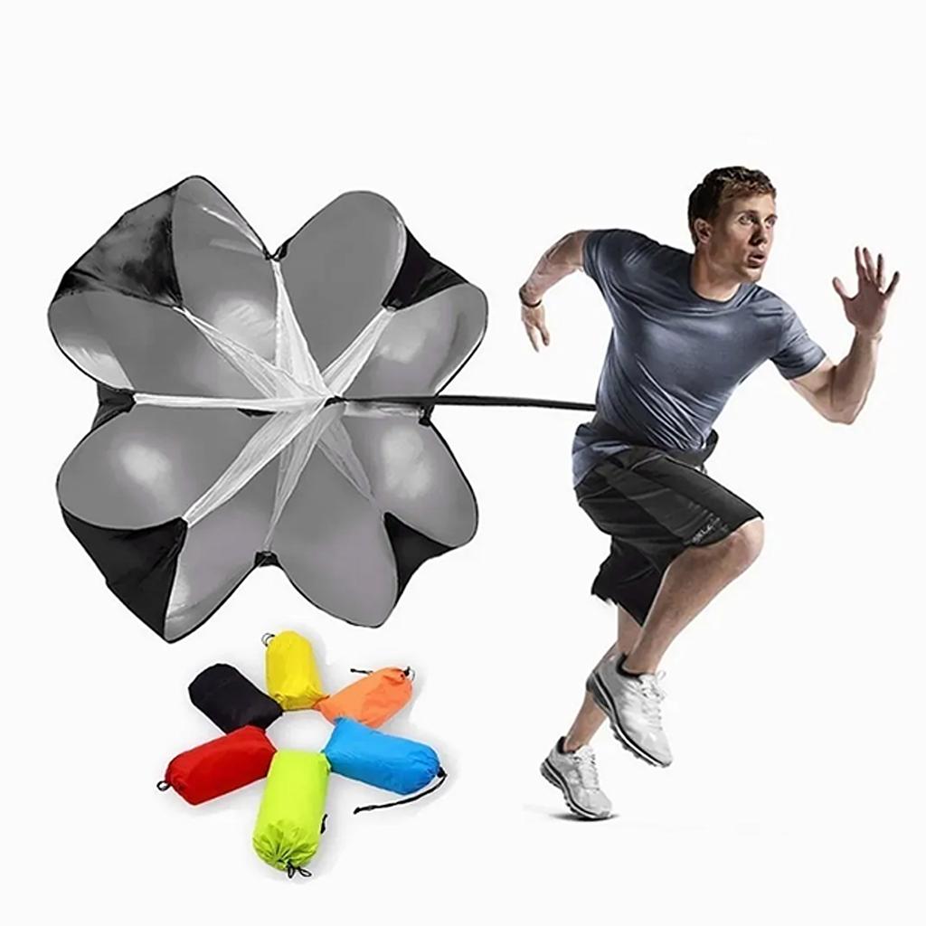 Parașuta de rezistență la viteză cu cureaua reglabilă Parașuta neagră pentru alergare viteză pt