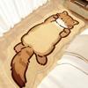Cute Cat Bath Rug, Irregular Animal Shaped Floor Mat, Soft Absorbent Non Slip Area Carpet for Bath Tub, Shower, Bedroom, Living Room