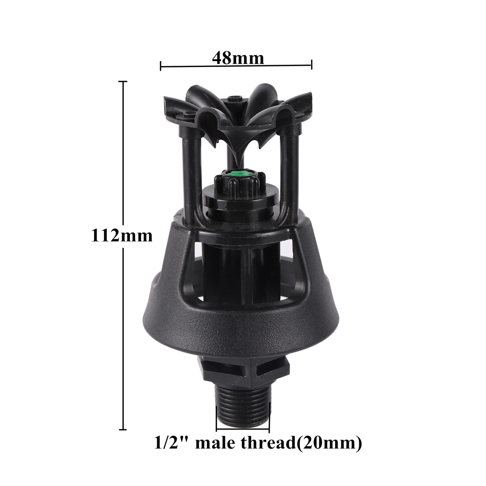 

Garden Irrigation Swing Sprinkler With Extension Bracket Farm Orchard 1/2 Male Thread Rotary Nozzle Park Lawn Landscape Sprayer
