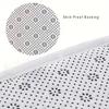 Greek Key Border Round Carpet Premium Decorative Fabric Classic Vintage Circular Floor Mat for Living Room Dining Room Decor
