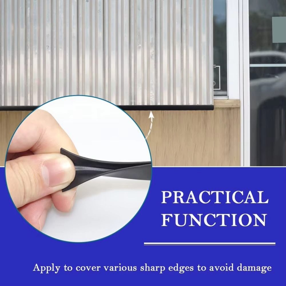 Rubber Door Edge Strip U Shape Edge Protector New Guard Seal Doors